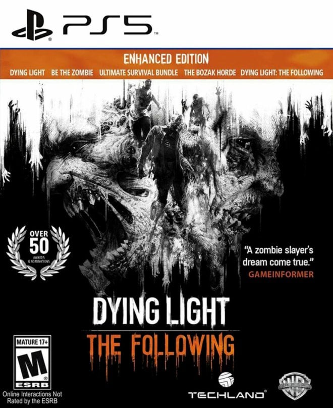 Portada del juego Dying Light The Following Edicion Mejorada PS5