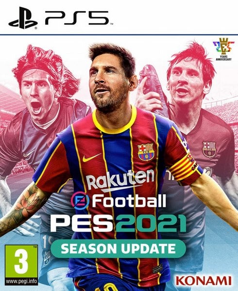 Portada del juego eFootball PES 2021 PS5